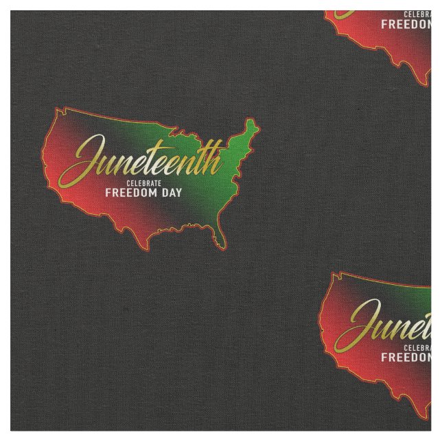 Panafrikanska, Junetelfte Fabric Tyg (Närbild)