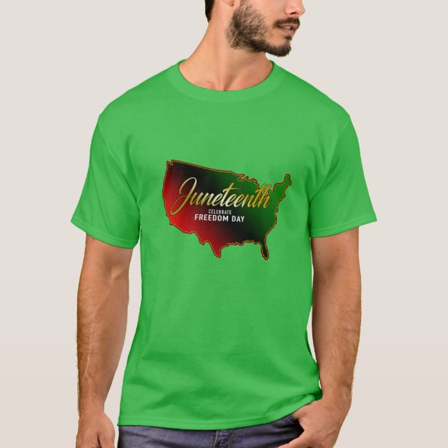 Panafrikanska, Junetelfte T-Shirt (Framsida)