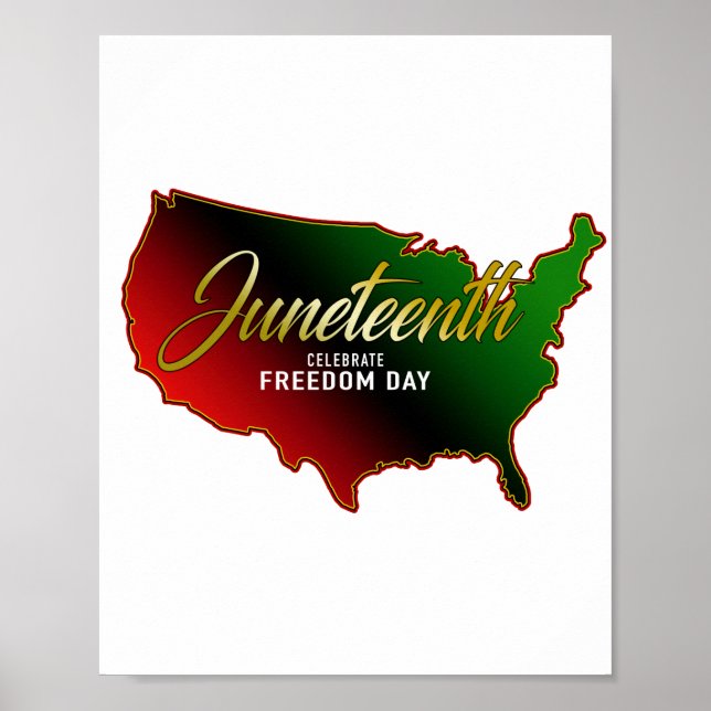 Panafrikanska, Junetteonde Poster (Framsidan)
