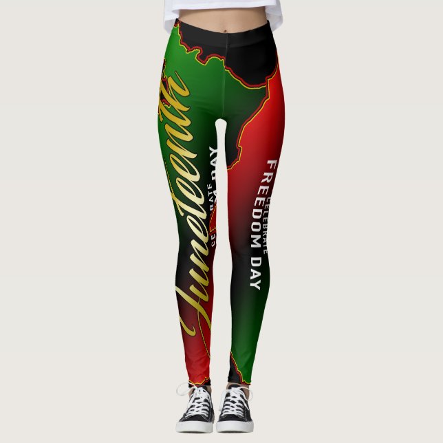 Panafrikanska, juntonde leggings (Framsida)