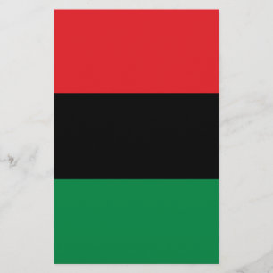 Panafrikanska UNIA-flaggan Flygblad