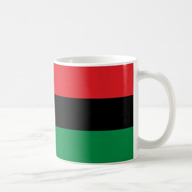 Panafrikanska UNIA-flaggan Kaffemugg (Höger)