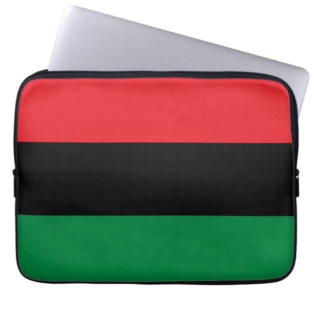 Panafrikanska UNIA-flaggan Laptop Fodral (Framsidan)