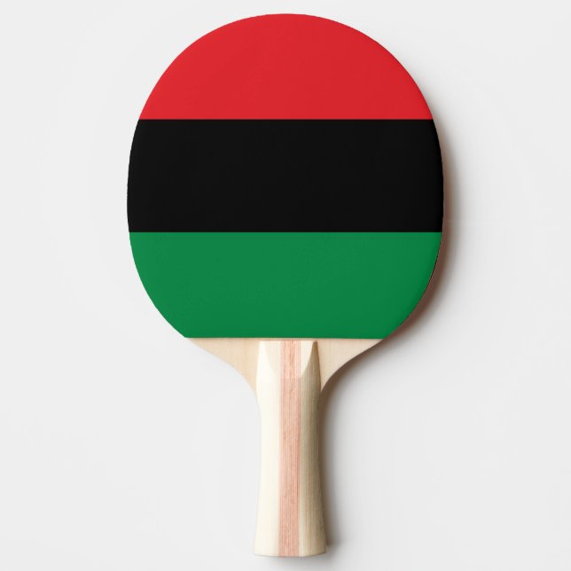 Panafrikanska UNIA-flaggan Pingisracket (Framsidan)