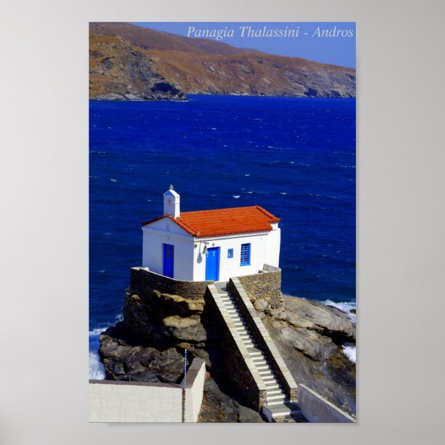 Panagia Thalassini - Andros Poster (Framsidan)