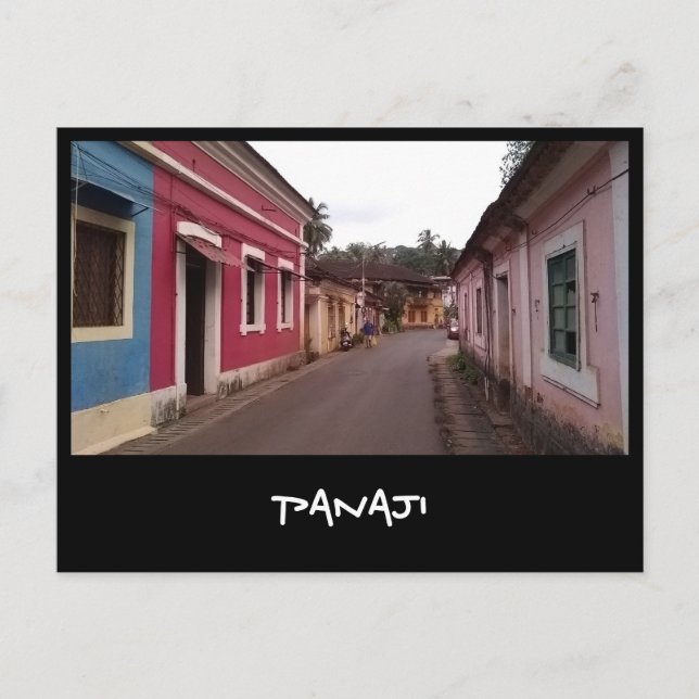 Panaji, Goa (Indien) Vykort (Framsida)
