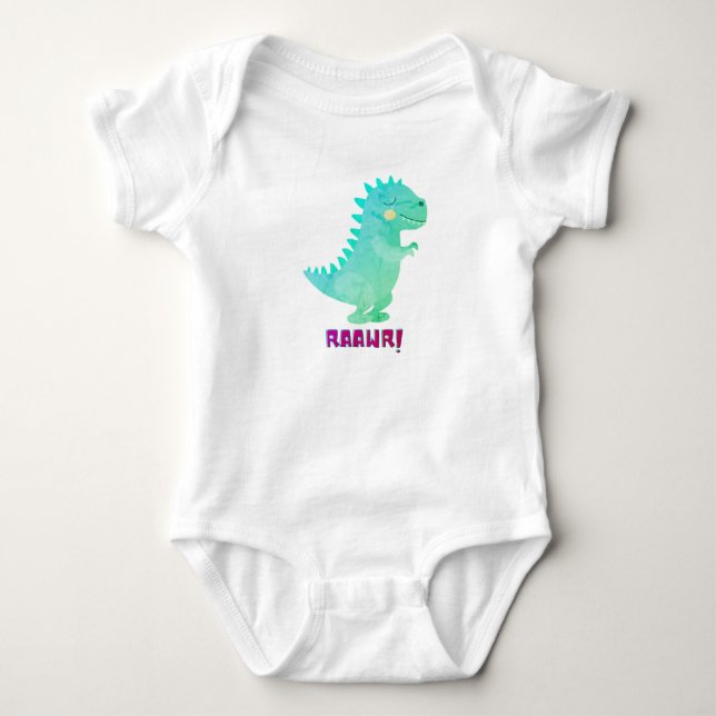 PAÑALERO PARA BEBE DINOSAURIO T SHIRT (Framsida)