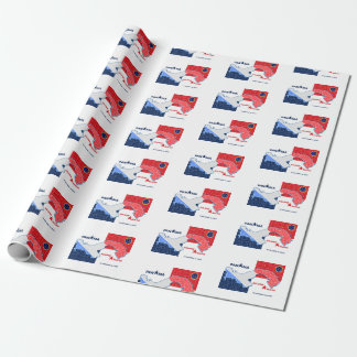 Panama Annular Eclipse Wrapping Papper Presentpapper