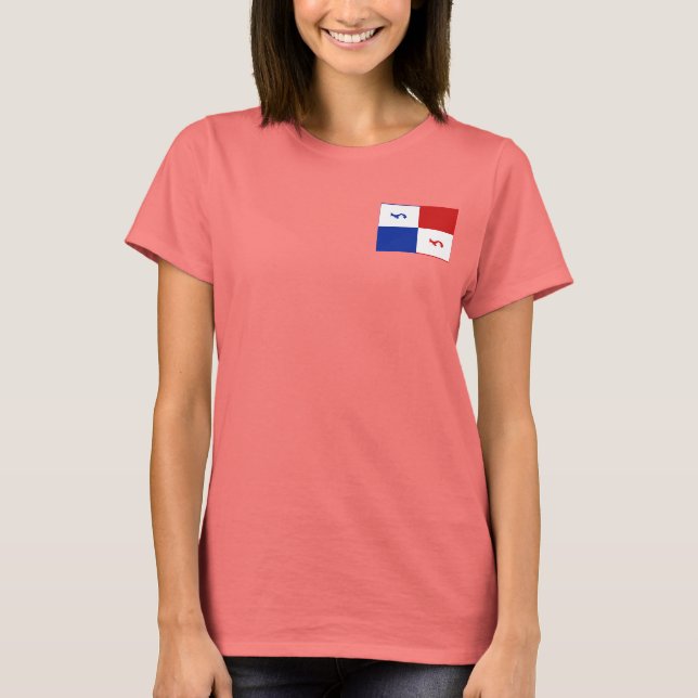 Panama Banner + Karttröja Tee Shirt (Framsida)