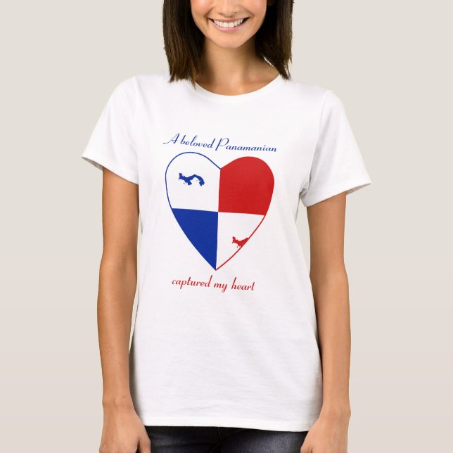 Panama Banner Sweetheart T-Shirt (Framsida)