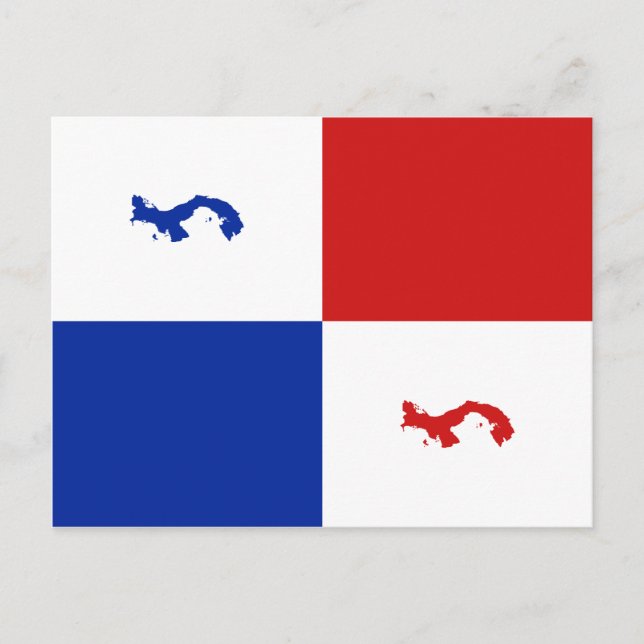 Panama Banner vykort (Framsida)