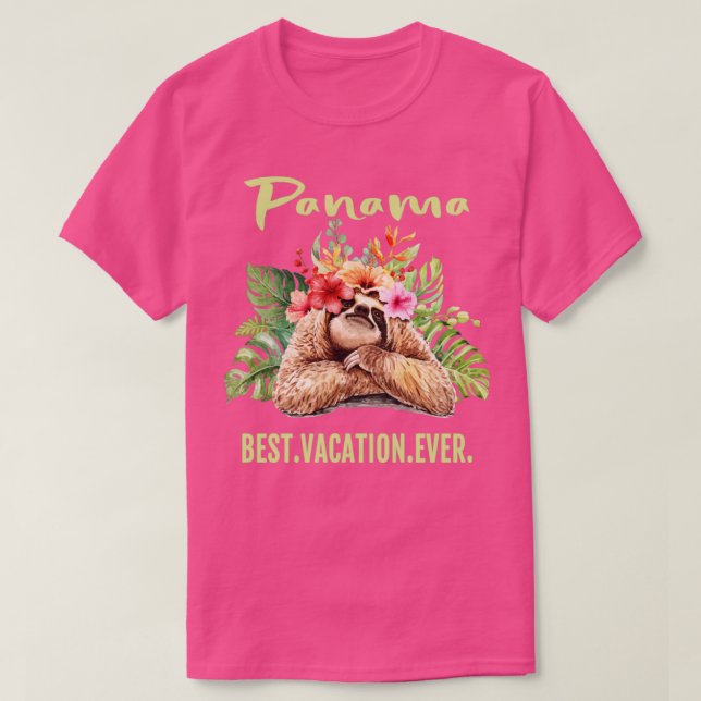Panama Best Vacation ever Souvenir Gift T Shirt (Design framsida)