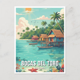 Panama Bocas del Toro Travel Vykort