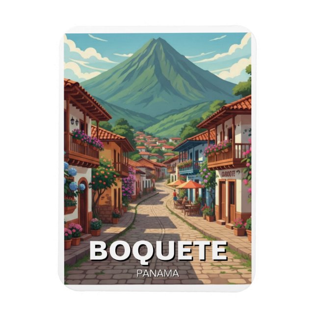 Panama Boquete Travel Magnet (Vertikal)