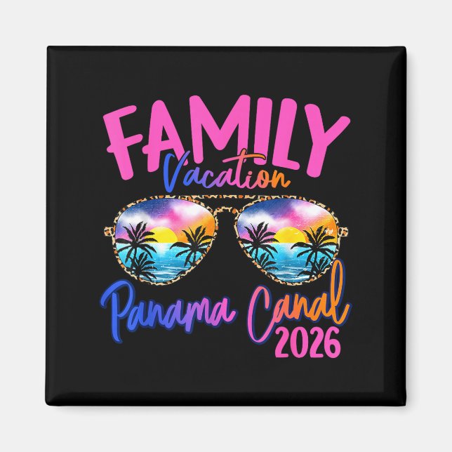 Panama C Vacation 2026 Souvenir Matching Family Gr Magnet (Framsidan)