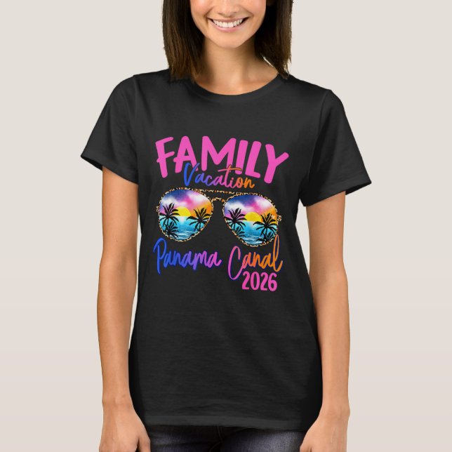 Panama C Vacation 2026 Souvenir Matching Family Gr T Shirt (Framsida)