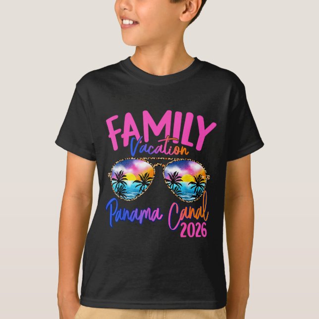 Panama C Vacation 2026 Souvenir Matching Family Gr T Shirt (Framsida)