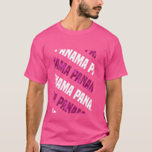 Panama Camo Mönster Rosa Camouflage T Shirt