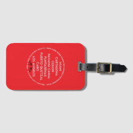 Panama Canal Luggage tag Bagagebricka