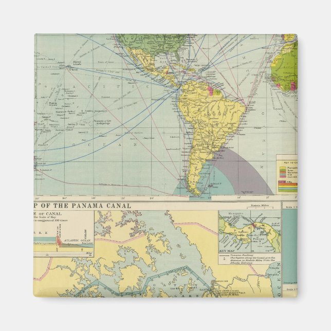 Panama Canal Magnet (Framsidan)