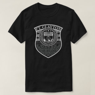 Panama Canal Vapensköld: Platser: Clayton T Shirt