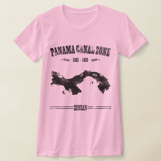 Panama Canal Zon, 1903-1999 & Zonic T Shirt (Laydown)