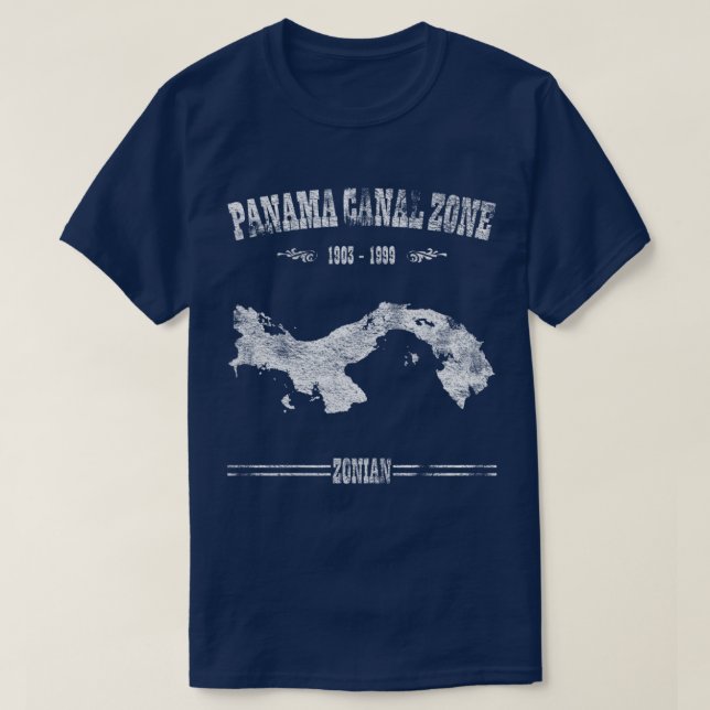 Panama Canal Zon, 1903-1999 & Zonic T Shirt (Design framsida)