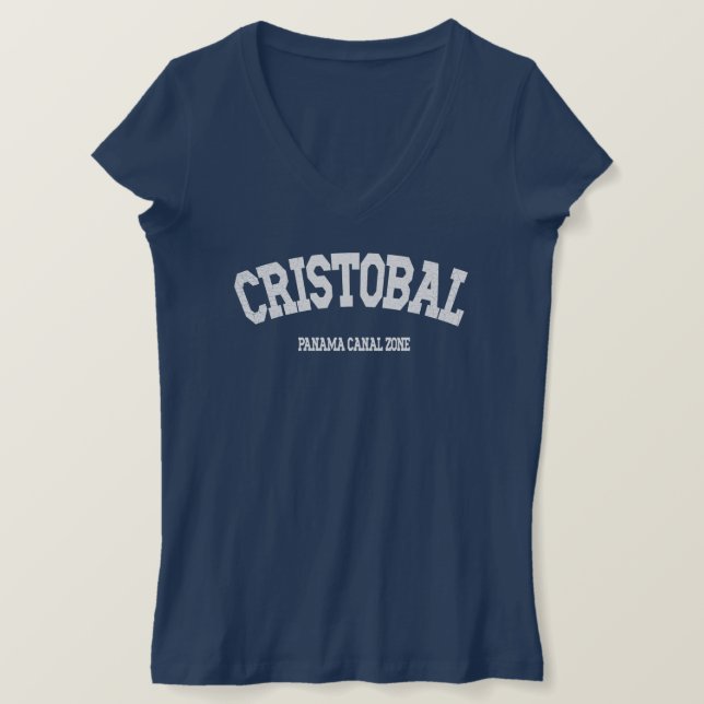Panama Canal Zon: Cristobal Sweatshirt T-Shirt (Design framsida)