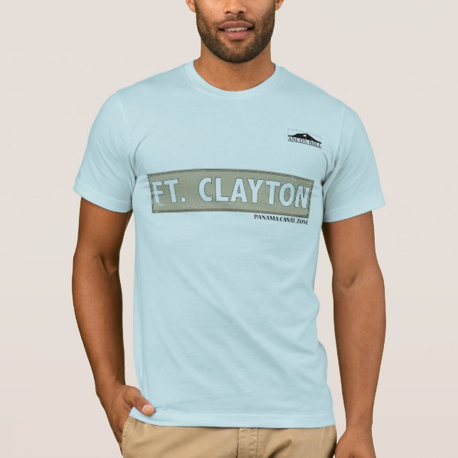 Panama Canal Zon: Ft. Clayton T-shirt (Framsida)