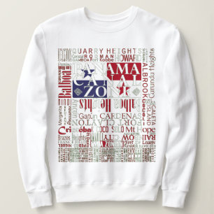 Panama Canal Zon Locations w/ Färg T Shirt