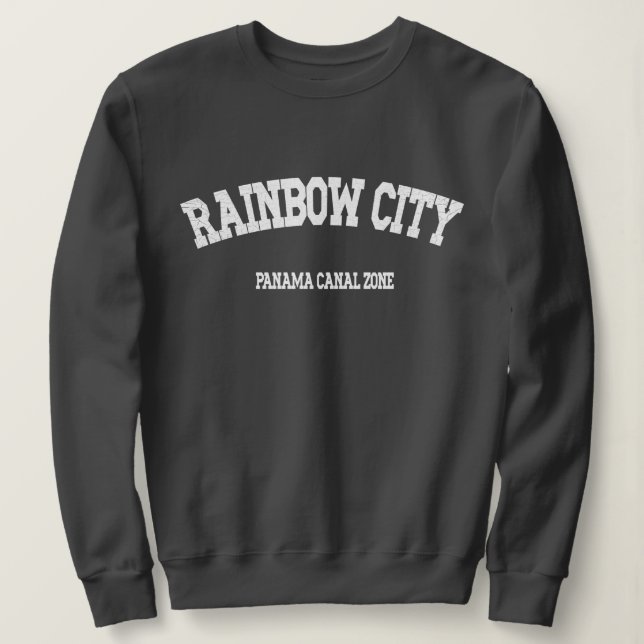 Panama Canal Zon: Rainbow City T Shirt (Design framsida)