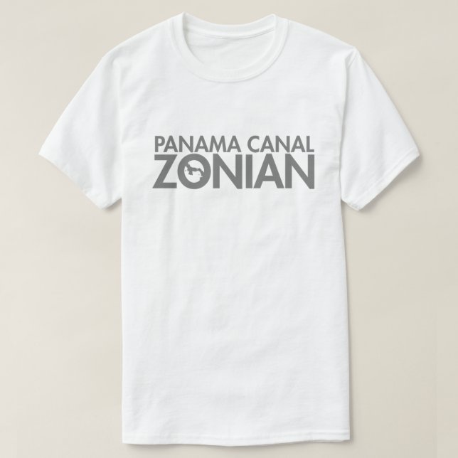 Panama Canal Zonian T Shirt (Design framsida)