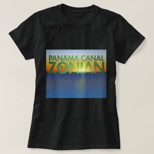 Panama Canal Zonian T Shirt (Design framsida)