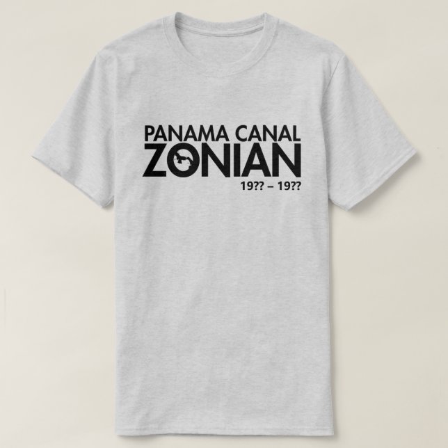 Panama Canal Zonian T Shirt (Design framsida)