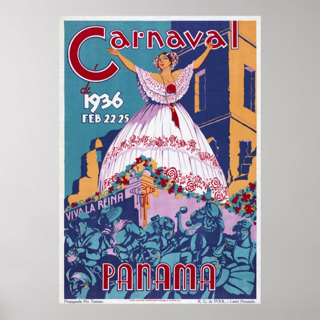 Panama Carnaval Poster (Framsidan)