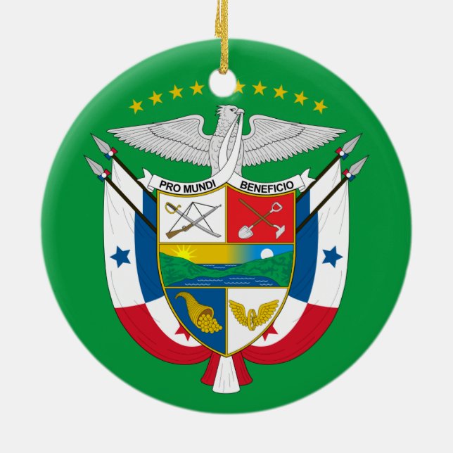 Panama Ceramic jul Ornament (Baksidan)