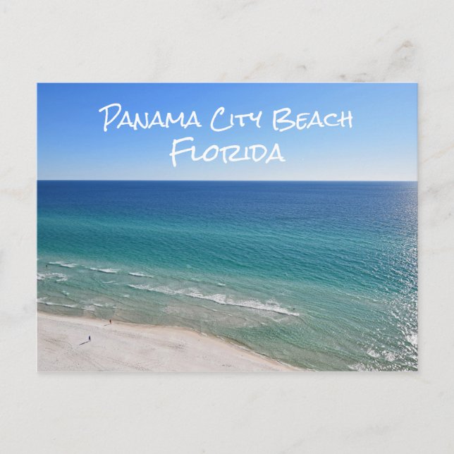 Panama City Beach Florida Bukt i Mexiko Vykort (Framsida)