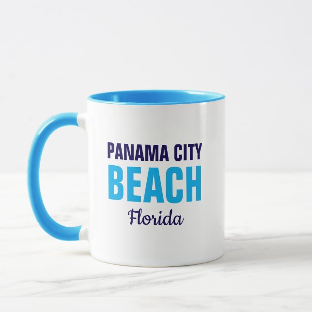 Panama City Beach Florida Coffee Mug Mugg (Vänster)