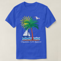 Panama City Beach Florida Handflatan Sailboat och 