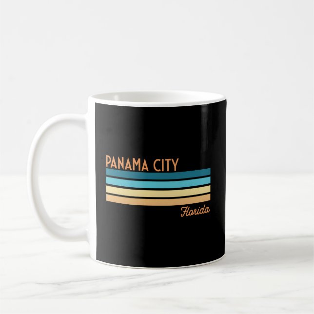 Panama City Beach Florida Kaffemugg (Vänster)