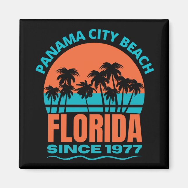 Panama City Beach Florida Magnet (Framsidan)