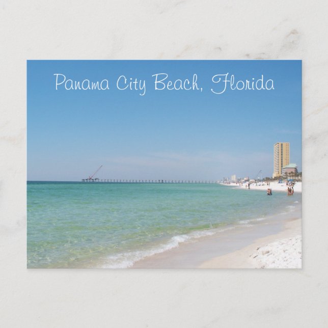 Panama City Beach, Florida Postcard Vykort (Framsida)