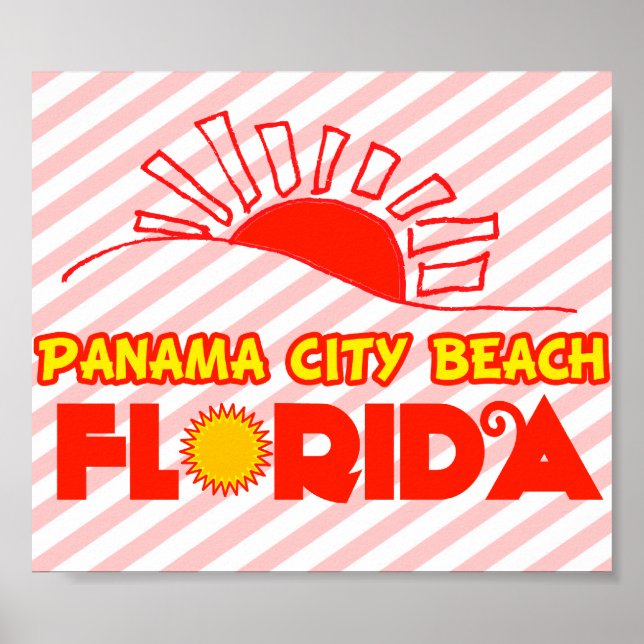 Panama City Beach, Florida Poster (Framsidan)