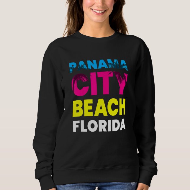 Panama City Beach Florida Semesterpresent Souvenir T Shirt (Framsida)