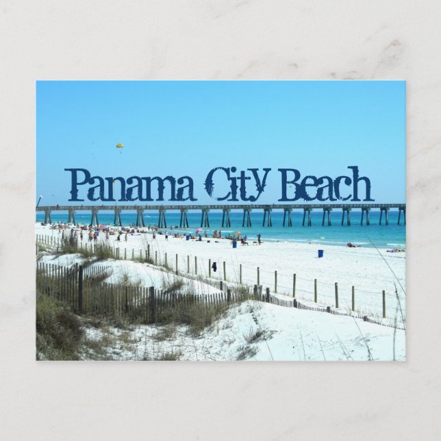 Panama City Beach, Florida Vykort (Framsida)