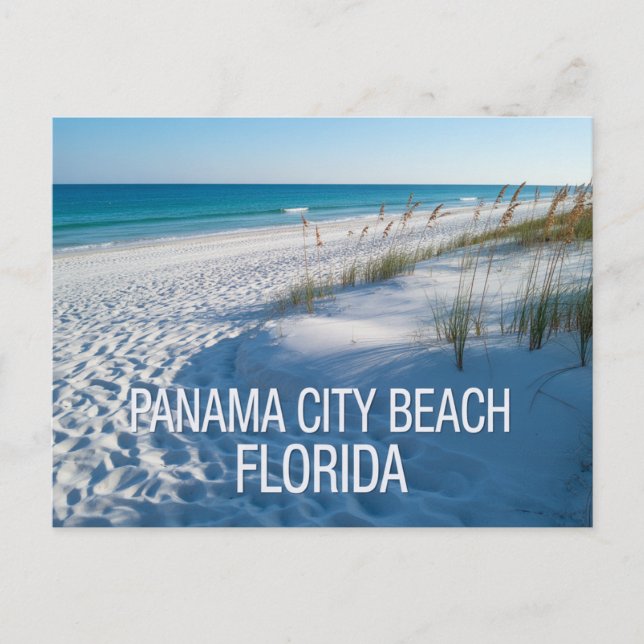 Panama City Beach Florida  Vykort (Framsida)