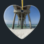 Panama City Beach Pier Julgransprydnad Keramik<br><div class="desc">Panama City Beach Pier</div>