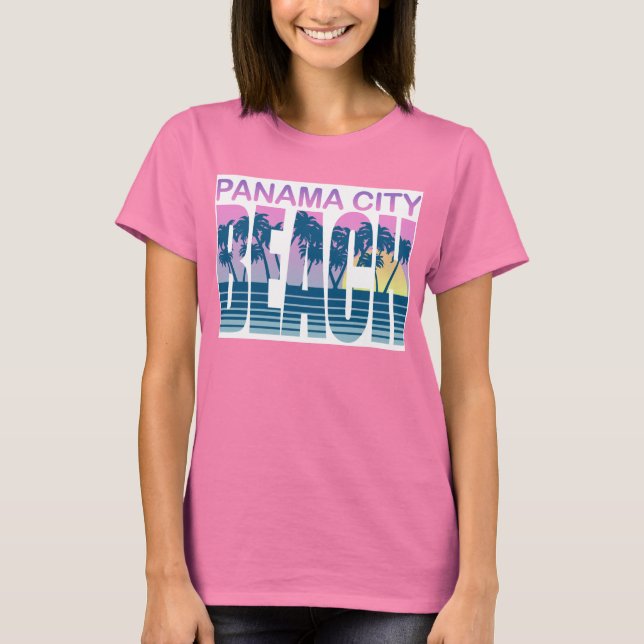 Panama City Beach T Shirt (Framsida)