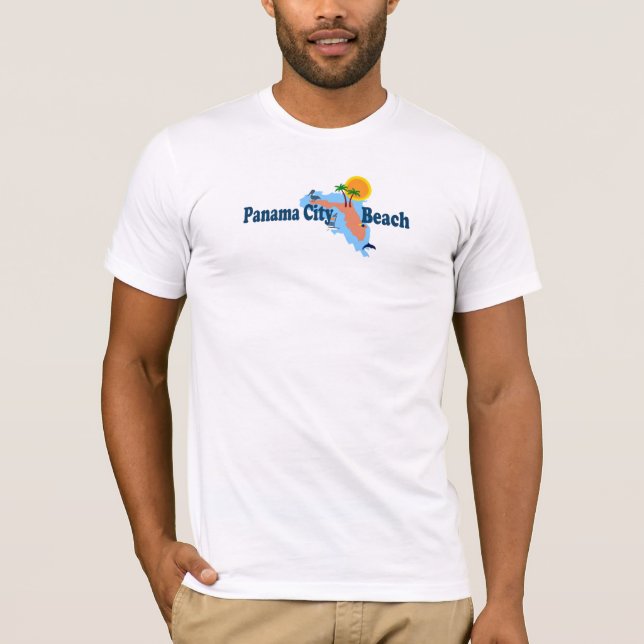 Panama City Beach. Tee Shirt (Framsida)