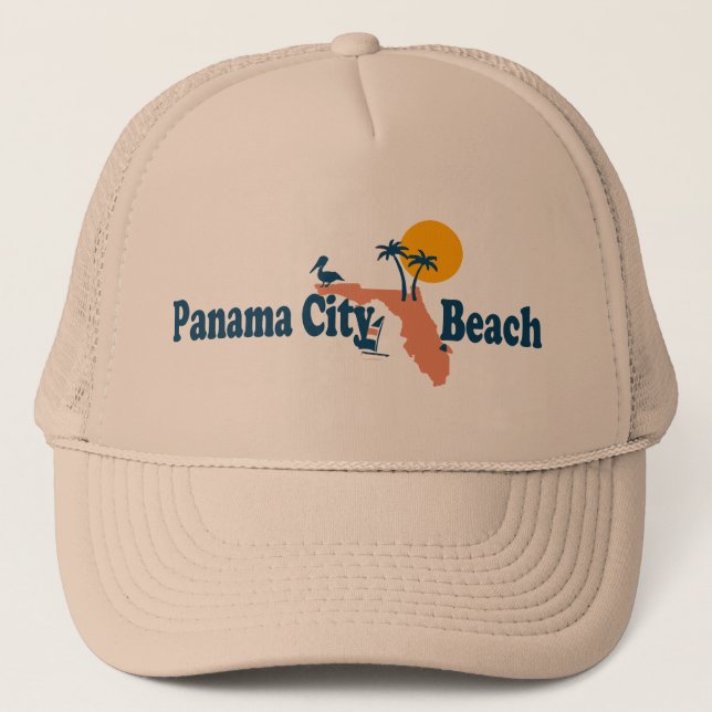 Panama City Beach. Truckerkeps (Framsida)